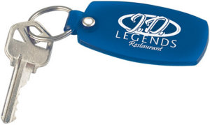 Promotional Key Chains: Dog Tag Shaped Key Tags
